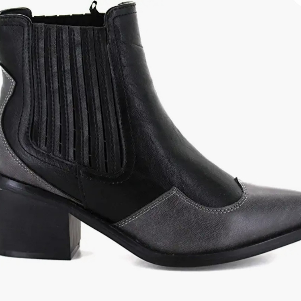 BRAND NEW IN BOX SEVEN7 WOMEN'S TUXEDO TEX COWBOY VEGAN LEATHER BOOTS SZ 7